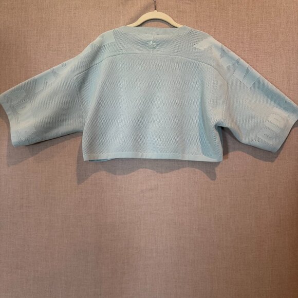 Adidas x Ivy Park Knit Jersey Crop Top Small - Green Tent Drip 2 Beyonce - Picture 14 of 14